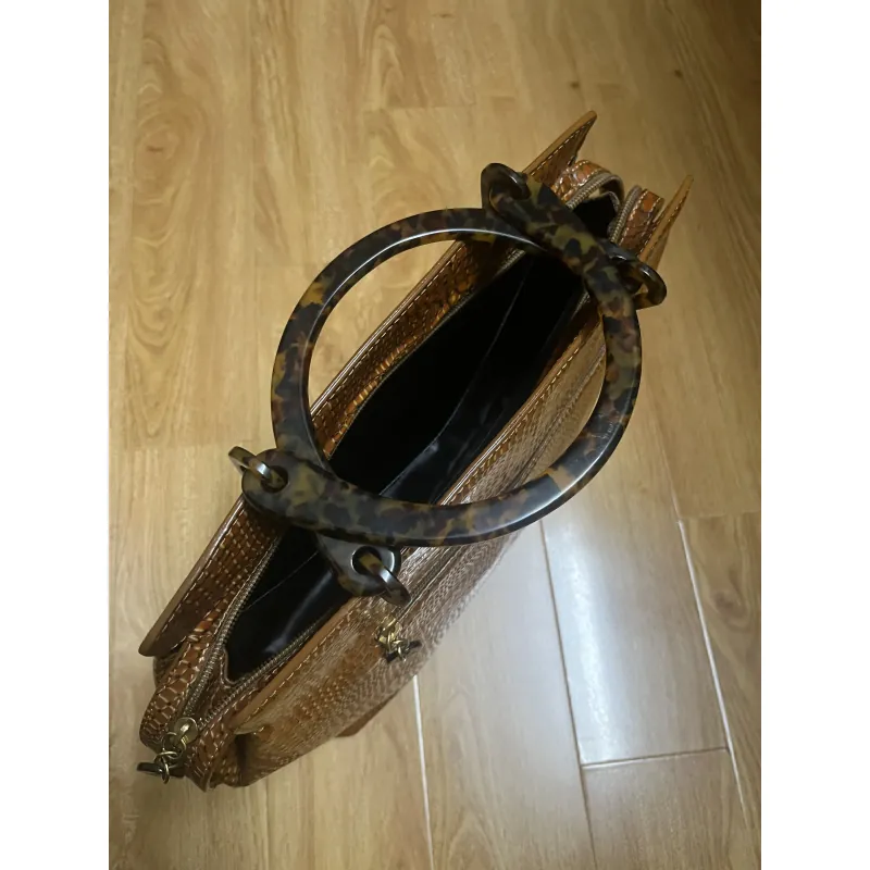 Túi nữ phom hộp da thật 2hand 976451