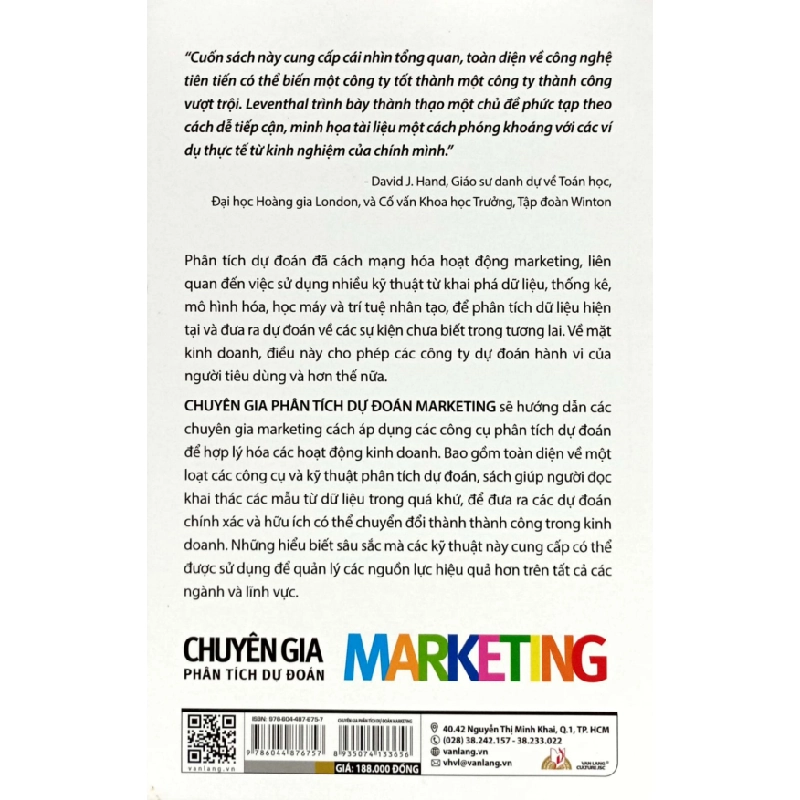 Chuyên Gia Phân Tích Dự Đoán Marketing - Barry Leventhal 287835