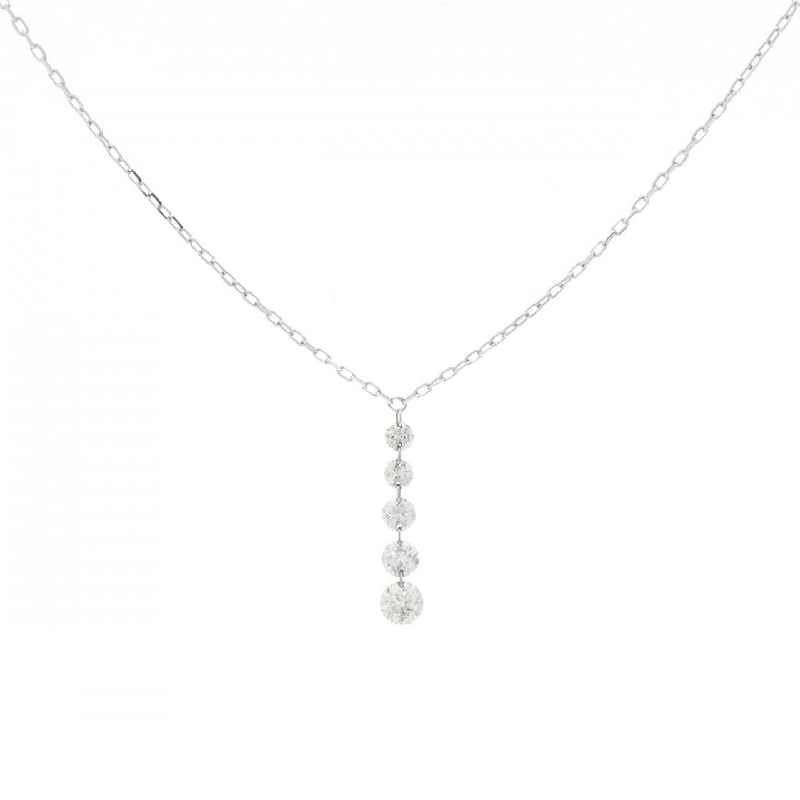 Dây chuyền kim cương 18KWG 0.48CT - Hàng hiệu Chính hãng 862207