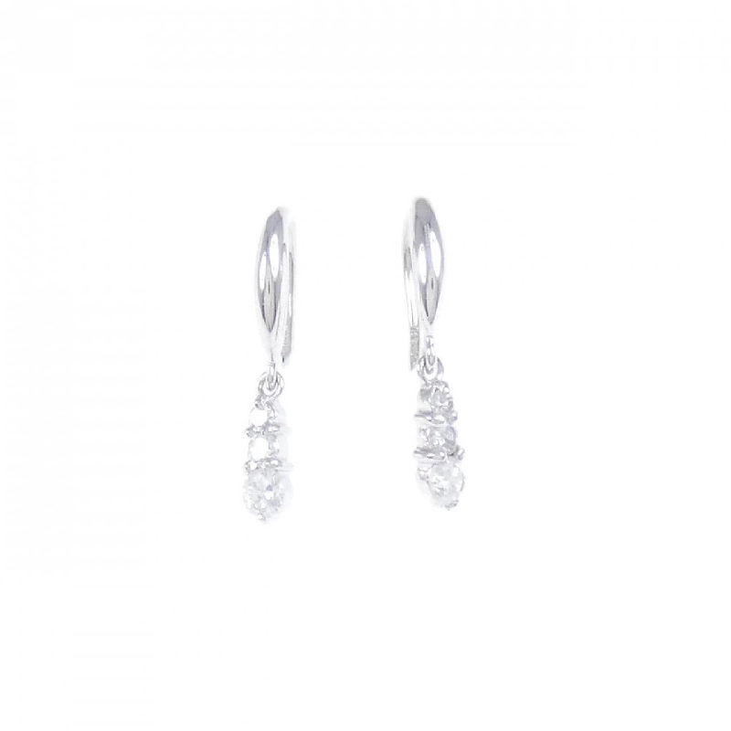 K18WG Bông tai kim cương 0.20CT - Hàng hiệu Chính hãng 869506