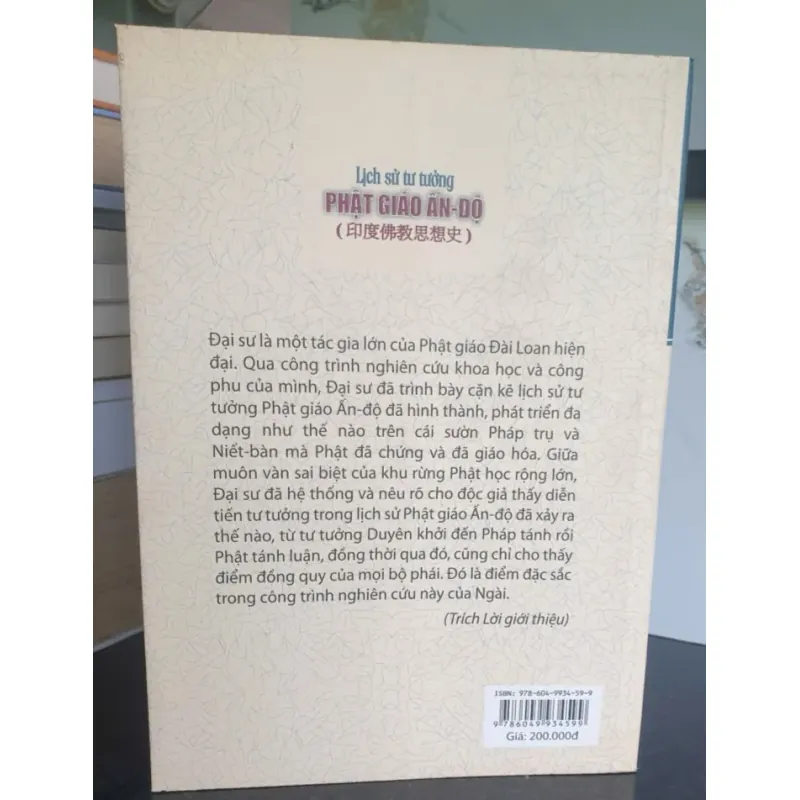 Sách Lịch sử tư tưởng Phật giáo Ấn-Độ - mới 694110
