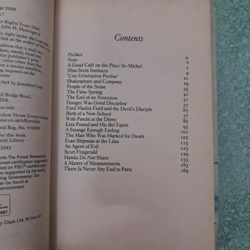 A moveable feasr- vintage hemingway 997385