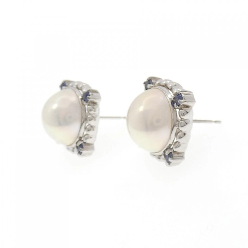 K14WG Mabe Pearl Earrings - Hàng hiệu Authentic 873595