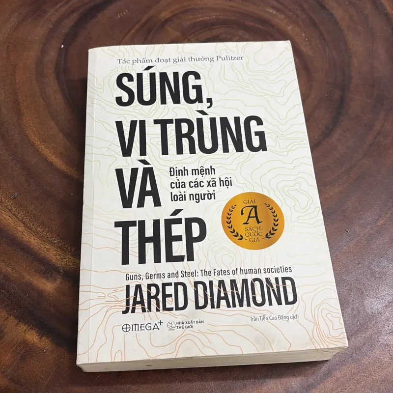 II Tác Phẩm Đoạt Giải Thưởng Pulitzer: Súng Vi Trùng Và Thép - JARED DIAMOND - 2022 976225