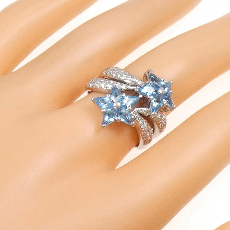 Nhẫn Blue Topaz K18WG 1.40CT - Hàng hiệu Chính hãng 847832