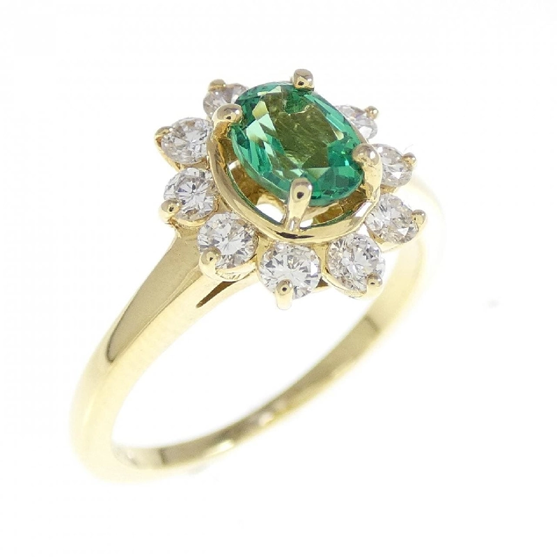 Nhẫn Emerald 750YG 0.42CT 667687