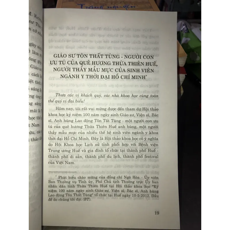 Tôn Thất Tùng - Phác thảo chân dung một danh nhân y học Việt Nam thời hiện đại 679819