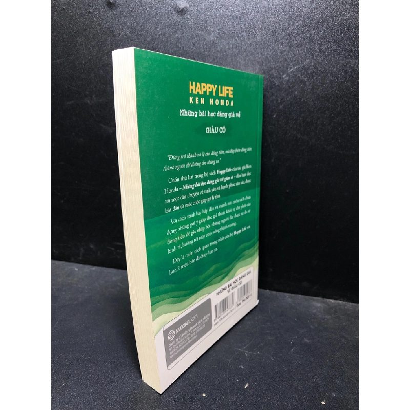 HAPPY LIFE - Những bài học đáng giá về giàu có_TB lần 1 - 2018 mới 90% (khoa học đời sống , kỹ năng) HPB.HCM2301 67234