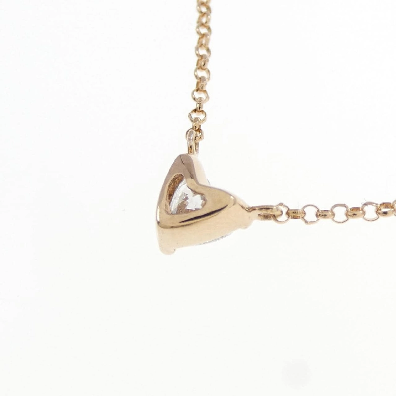 K18PG Dây chuyền hình trái tim kim cương 0.31CT - Hàng hiệu Chính hãng 859787