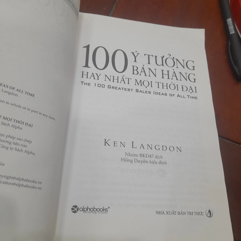 Ken Langdon - 100 Ý TƯỞNG BÁN HÀNG HAY NHẤT MỌI THỜI ĐẠI 453268