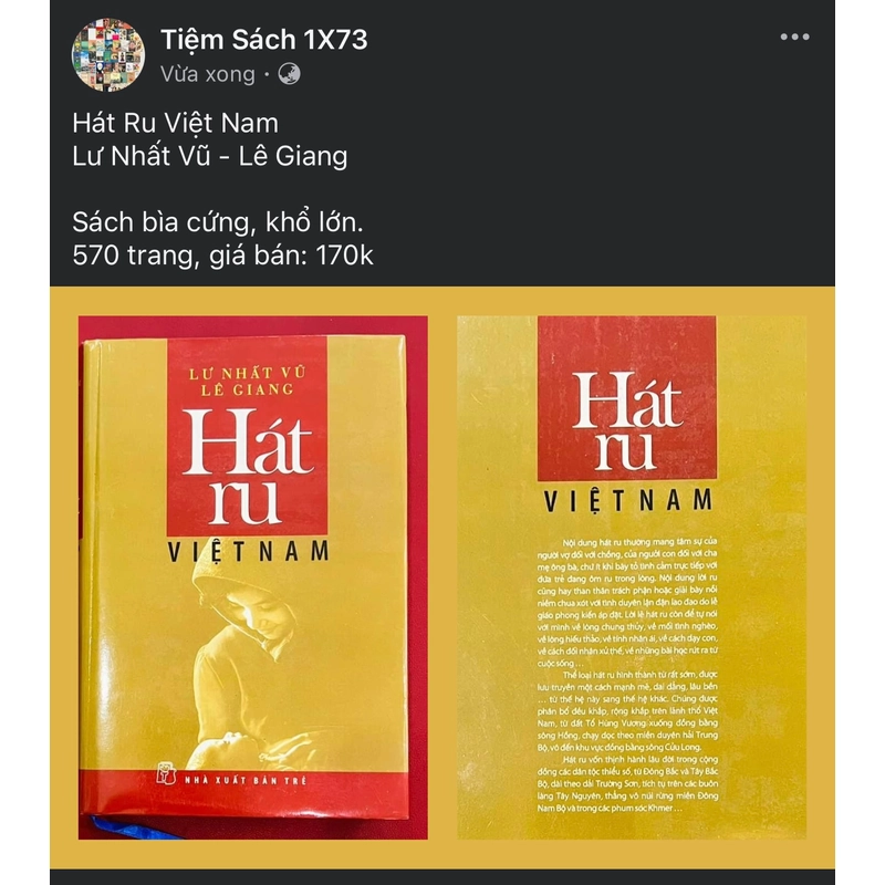 Hát Ru Việt Nam bìa cứng 295547