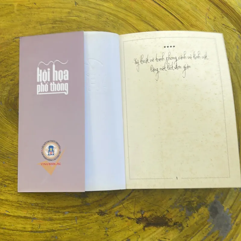 KỸ THUẬT VẼ TRANH PHONG CẢNH VÀ TĨNH VẬT BẰNG NÉT BÚT ĐƠN GIẢN - HS. HIỀN LƯƠNG biên soạn 977809