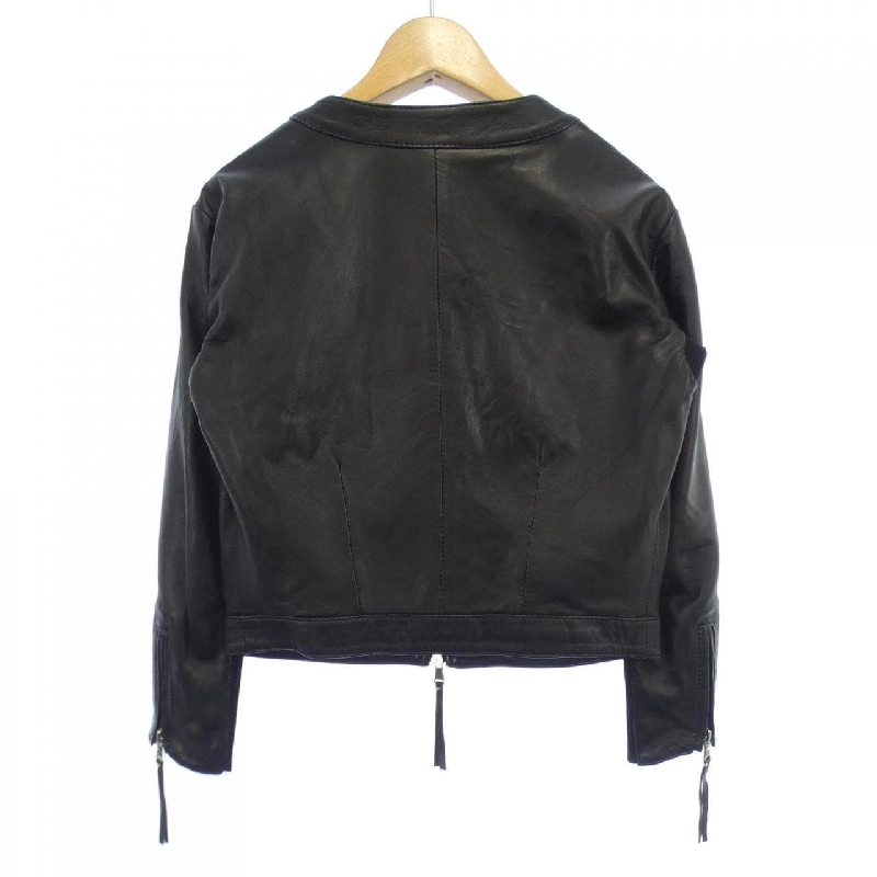 【Khuyến mãi】Áo khoác da NORMALUISA 636310