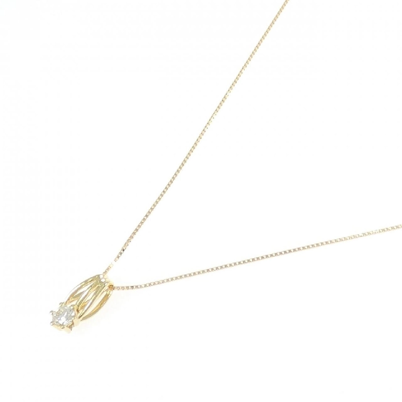 K18YG Dây chuyền kim cương - Hàng hiệu Authentic 858473