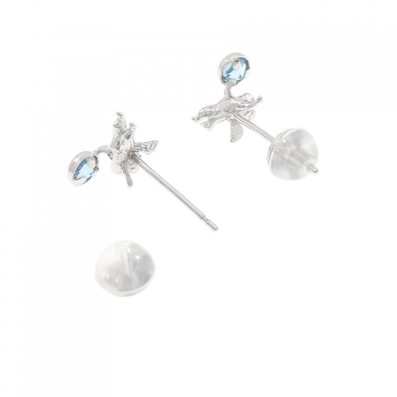 K14WG Bông tai Angel Blue Topaz - Hàng hiệu Chính hãng 868870