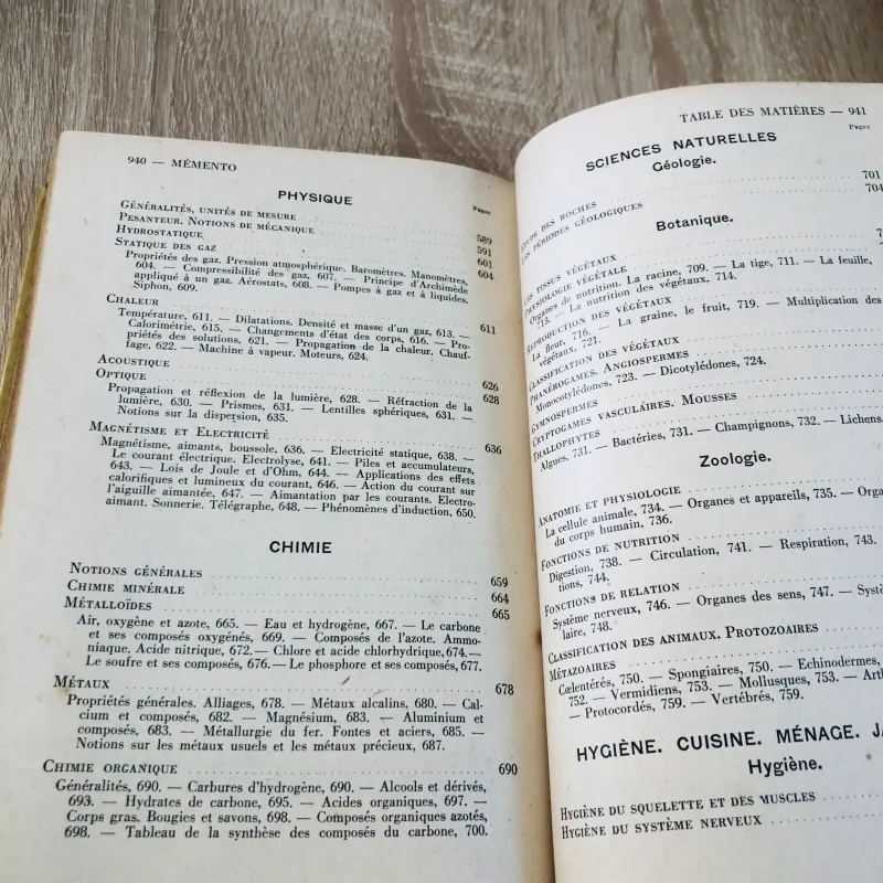 MEMENTO LAROUSSE 1949 929025