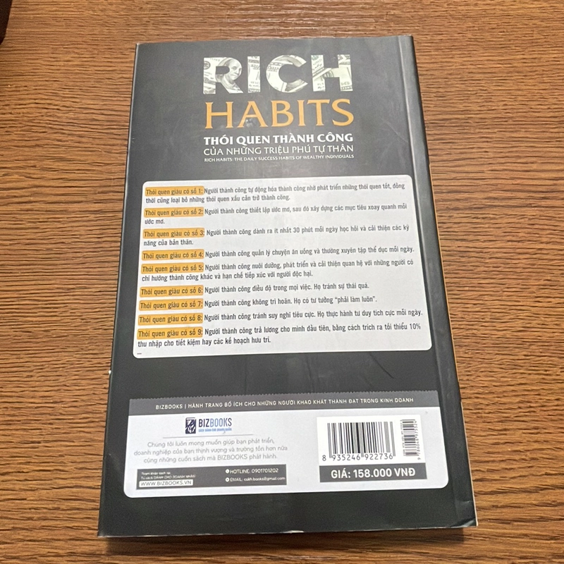 Rich habits Thói quen thành công của những triệu phú tự thân Thomas Corley 356832
