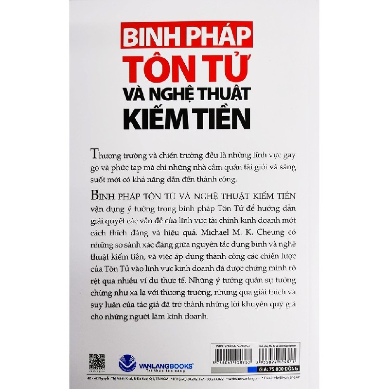 Binh Pháp Tôn Tử Và Nghệ Thuật Kiếm Tiền - Michael M. K. Cheung 150410