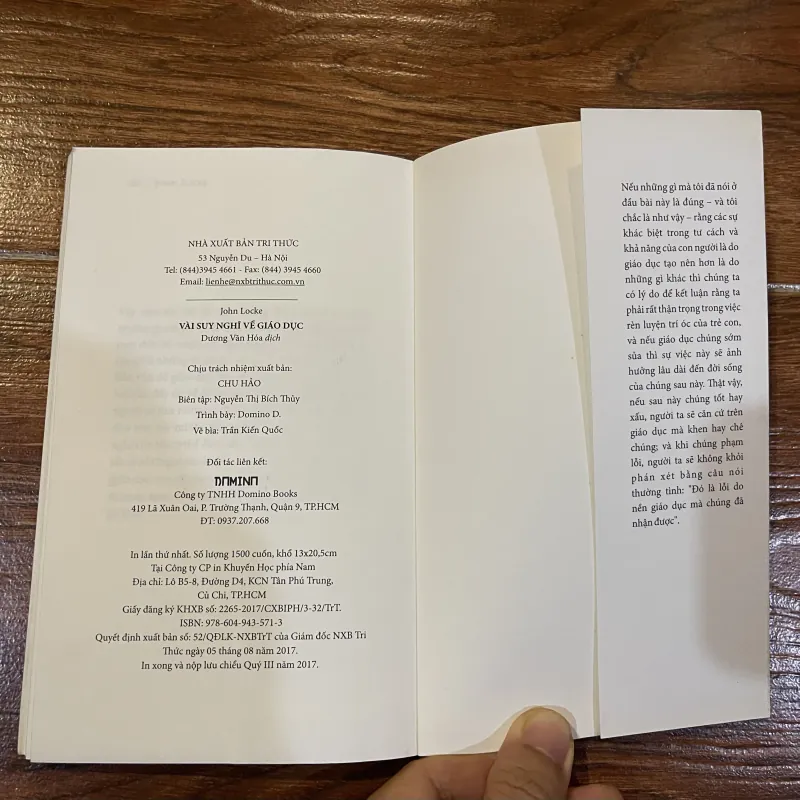 Vài suy nghĩ về giáo dục - John Locke (6) 974720