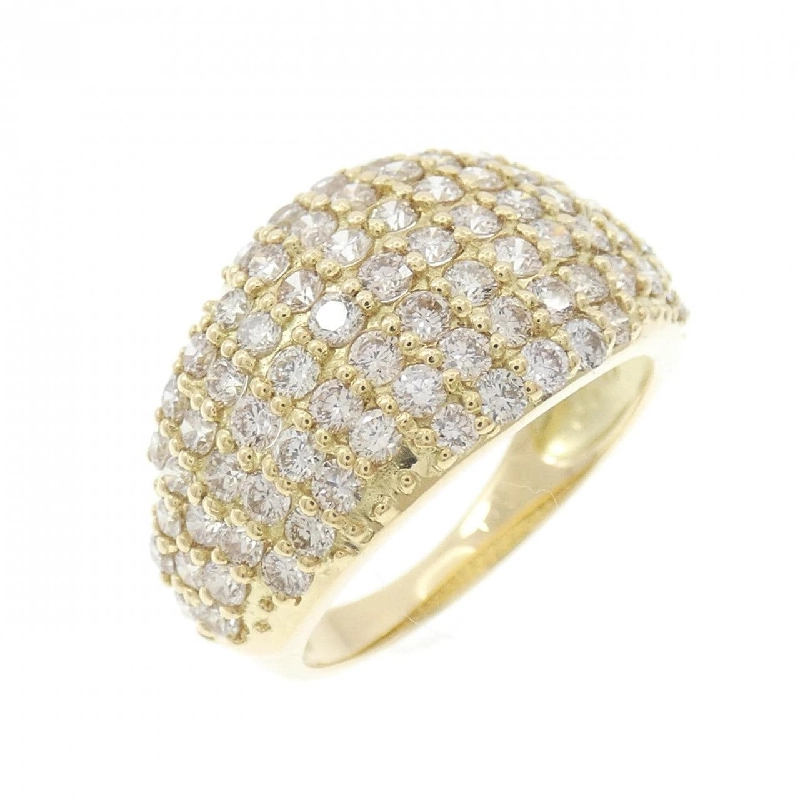 Nhẫn kim cương Pavé K18YG 2.00CT - Hàng hiệu Chính hãng 847383