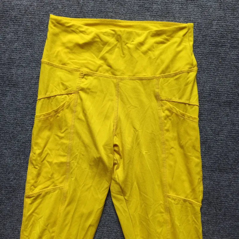 Quần tập thể dục tập Gym màu vàng size M 933337