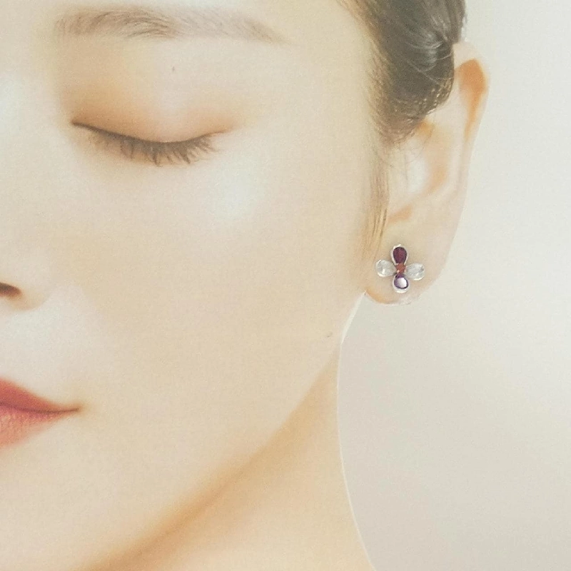 K14WG Bông tai Garnet - Hàng hiệu Chính hãng 868274