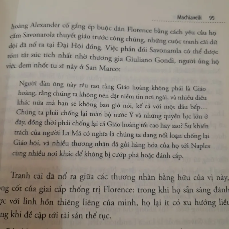 Sách chuyên khảo- MACHIAVELLI - A Biography. Tg. Miles J. Unger. Bìa cứng.  569348