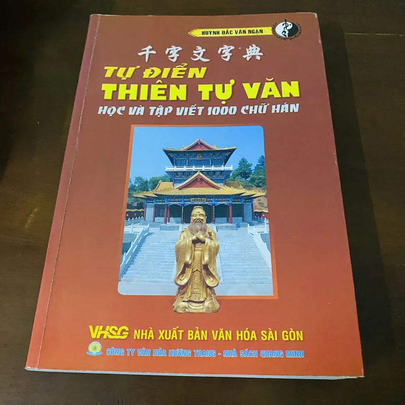 Tự điển Thiên tự văn, học và tập viết 1000 chữ Hán 695931
