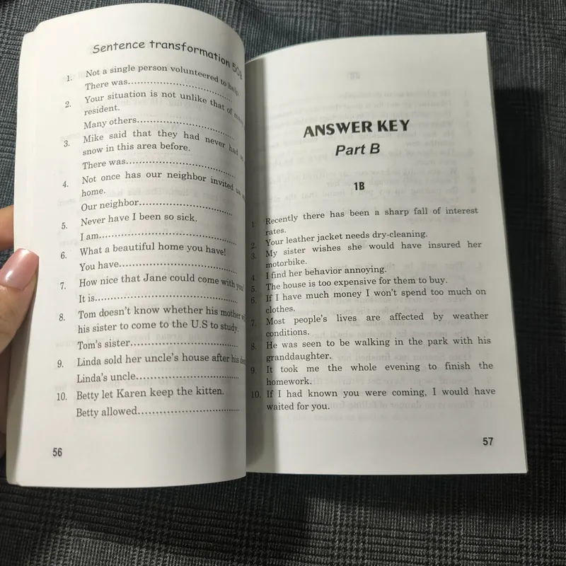 Bài tập Biến đổi câu tiếng Anh (English exercises: Sentence transformation) 590841