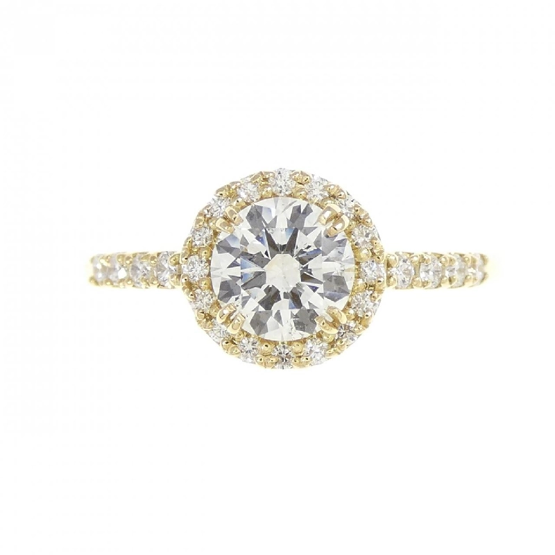 Nhẫn kim cương K18YG 0.563CT G SI2 EXT - Hàng hiệu Authentic 874087