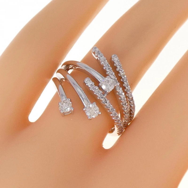 Nhẫn kim cương K18WG 0.60CT 673352