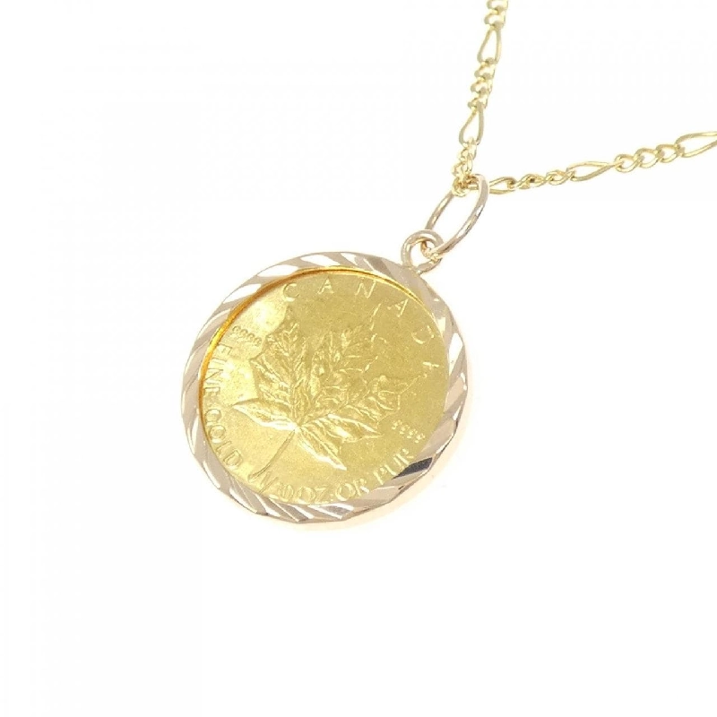 Dây chuyền đồng xu 14KTPG(khung)/585YG - Hàng hiệu Authentic 858497