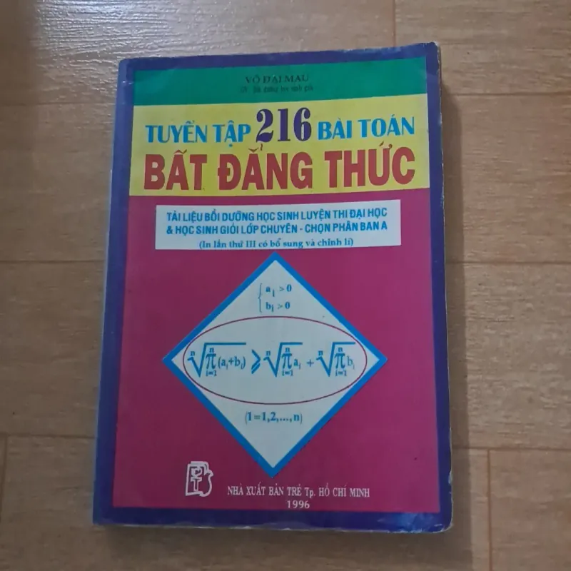 Tuyển tập 216 bài toán bất đẳng thức 1005046