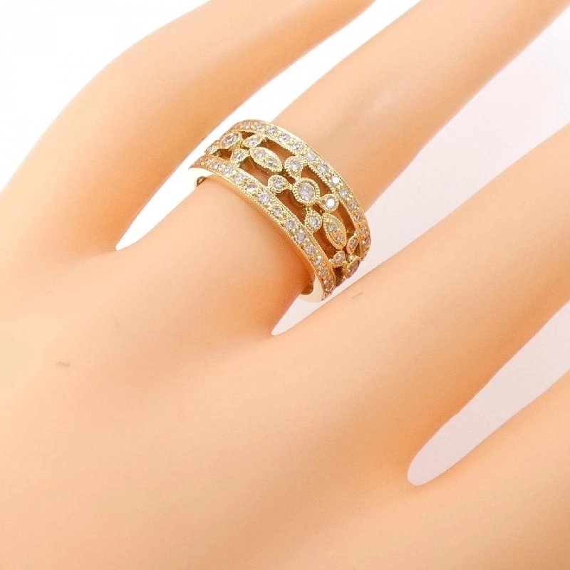 Nhẫn kim cương K18YG 0.40CT 670925