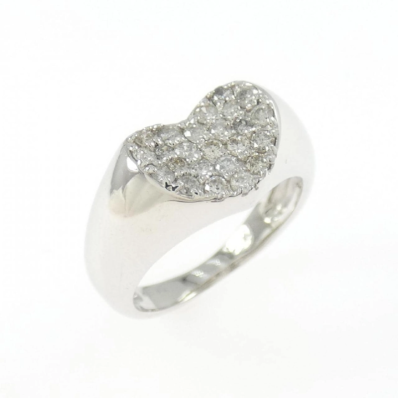 Nhẫn hồng ngọc K18WG hình trái tim đính đá kim cương 0.31CT - Hàng hiệu Chính hãng 851901