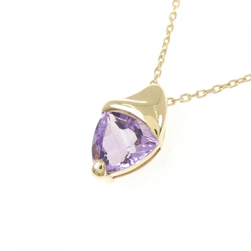 K18YG Mặt dây chuyền Amethyst 0.85CT - Hàng hiệu Chính hãng 861645