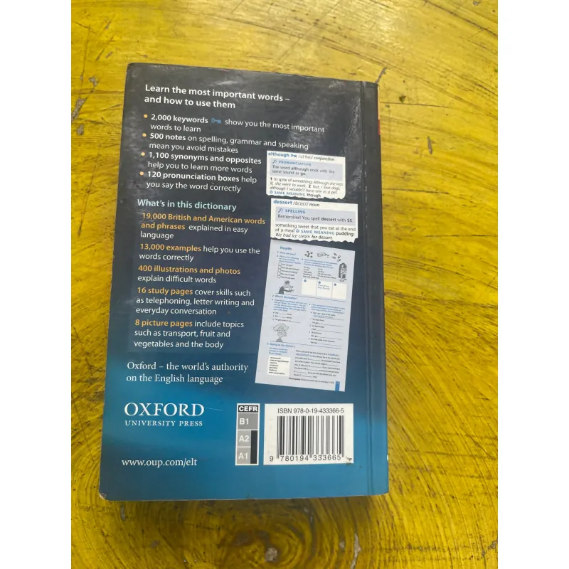 OXFORD BASIC ENGLISH DICTIONARY- 4th edition 731905