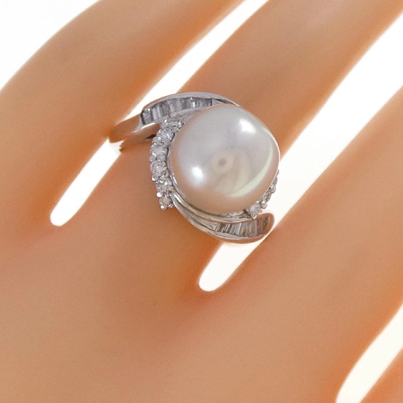 Nhẫn ngọc trai trắng PT900 10.8mm - Hàng hiệu Authentic 853173