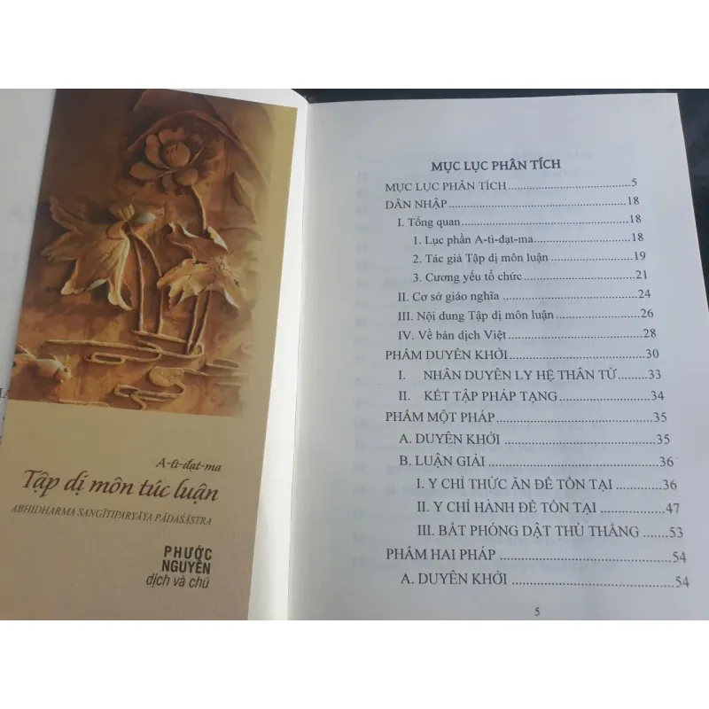 A-Ti-Đạt-Ma Tập Dị Môn Túc Luận - Phước Nguyên mới 80% 698187
