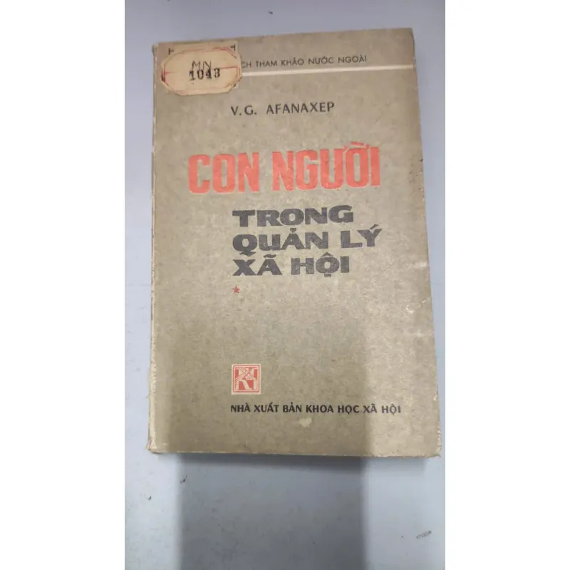 Con người trong quản lý xã hội – V. G. Afanasep 1022684