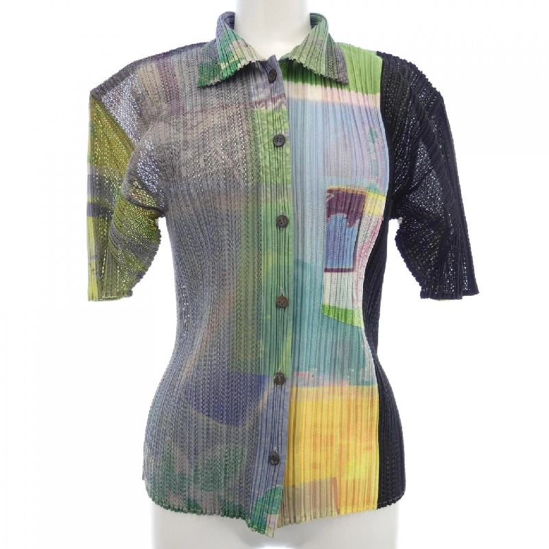 【Vintage】Áo sơ mi ngắn tay PLEATS PLEASE PP12-JJ612 628444