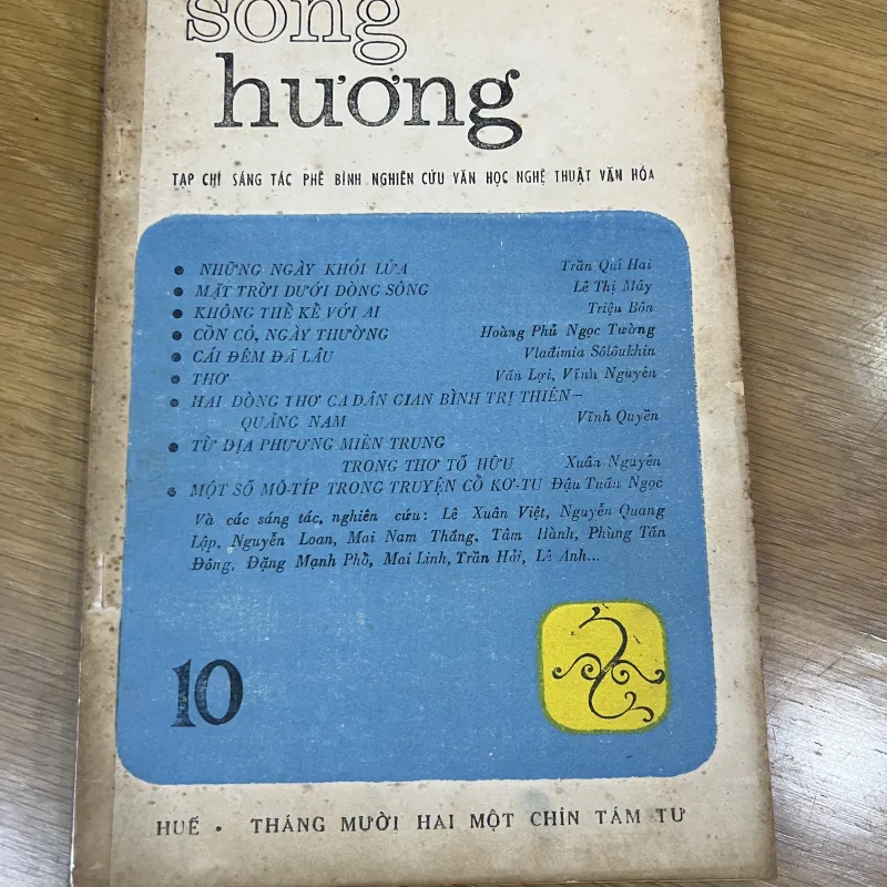 Tạp Chí Sông Hương (Huế) Số 7,8,9,10 (1984) 784829