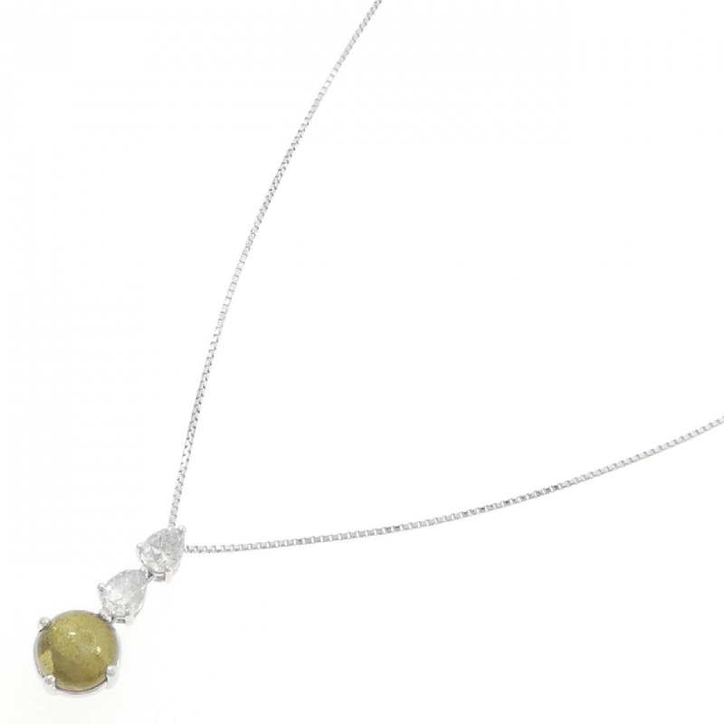 K18WG Mắt mèo Chrysoberyl 3.23CT - Hàng hiệu Chính hãng 859174