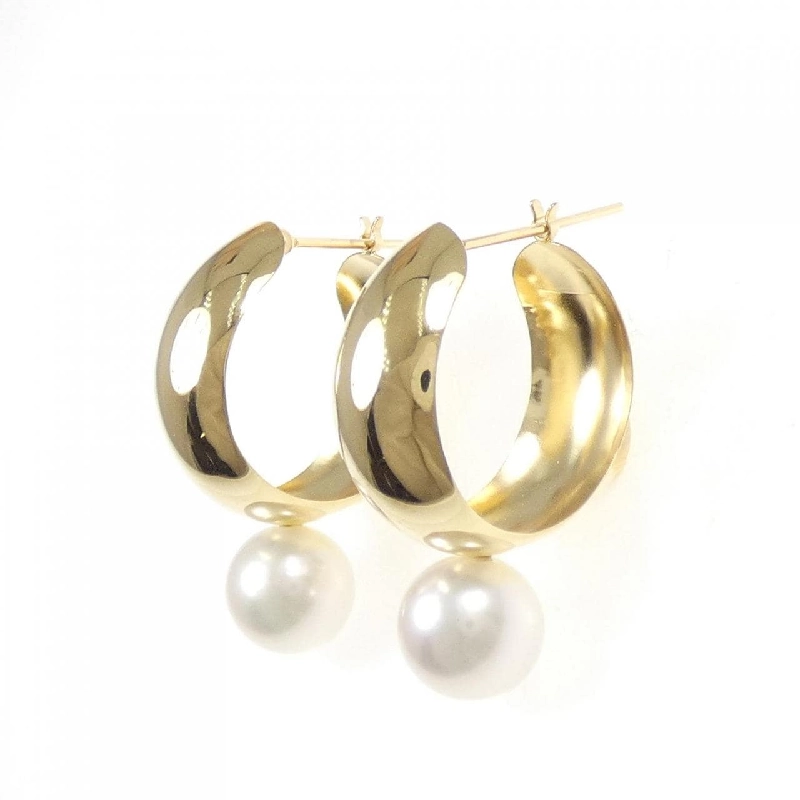 K18YG Bông tai ngọc trai Akoya 8.5mm - Hàng hiệu Chính hãng 871065