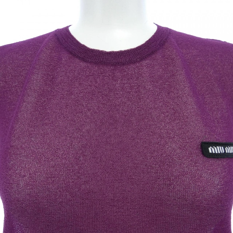 【Mã giảm giá】Miu Miu MIU MIU Áo len 643286