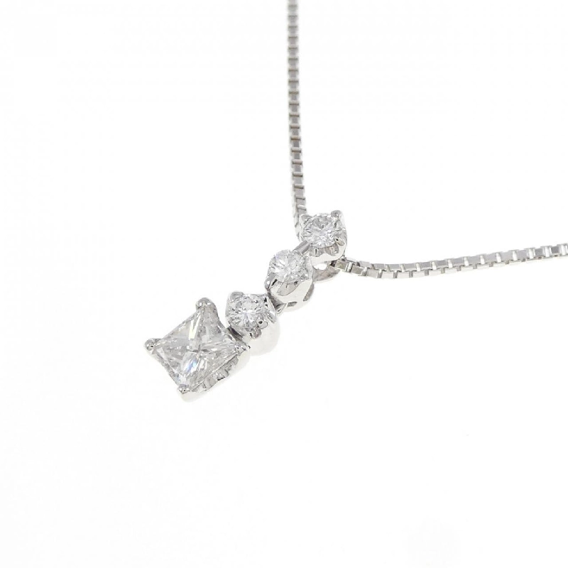 Dây chuyền kim cương PT900/K18WG 0.50CT - Hàng hiệu Chính hãng 862702