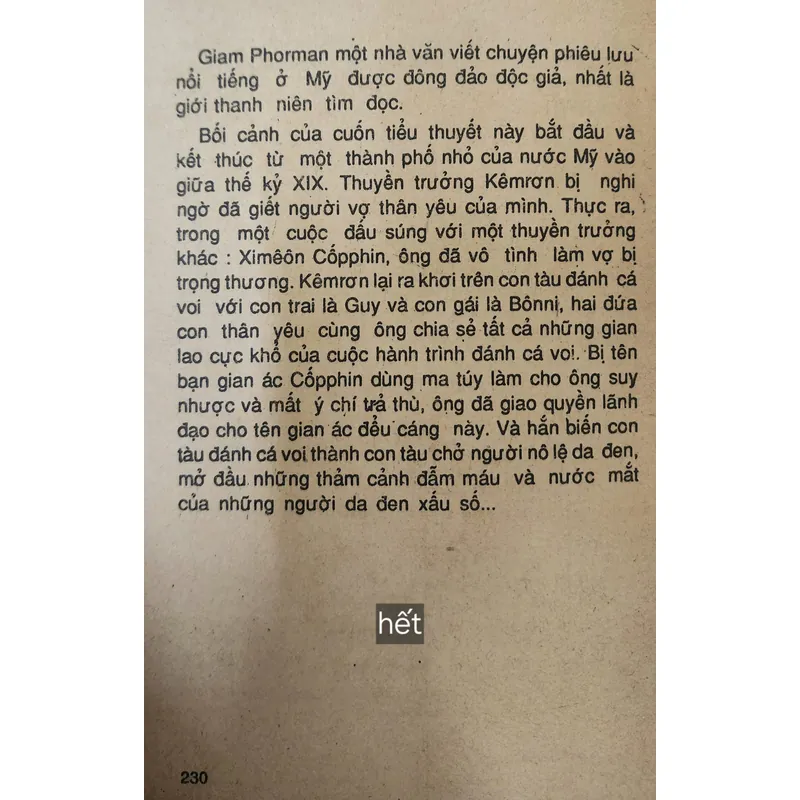 CUỘC HÀNH HƯƠNG ĐẦY NƯỚC MẮT
-
Nhà văn Mỹ Giam Phorman
 716292