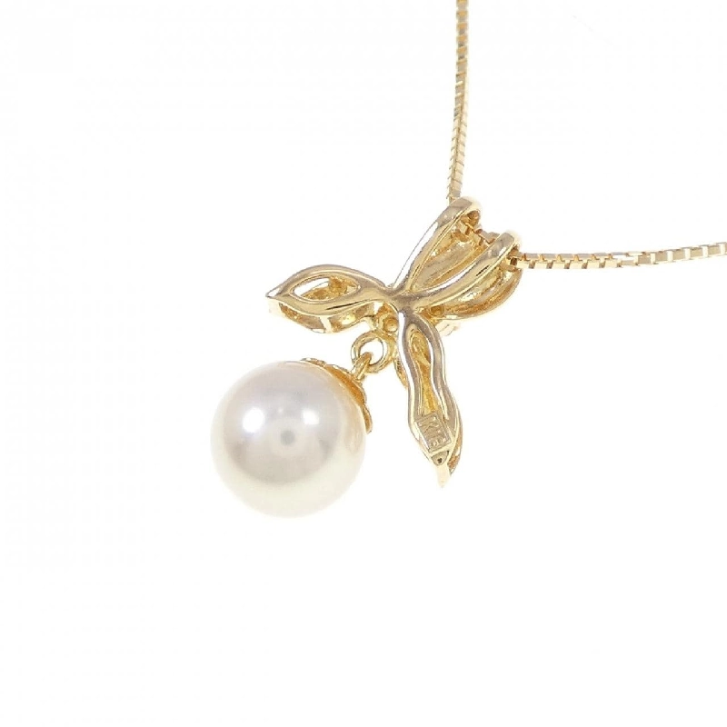 K18YG Vòng cổ ngọc trai Akoya 6.9mm - Hàng hiệu Chính hãng 855903