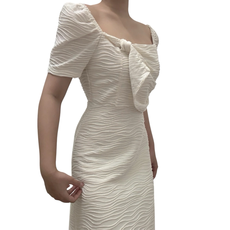 Váy trắng dài tiểu thư nhẹ nhàng size m 445906