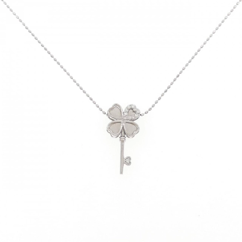 K18WG Nhẫn bông hoa kim cương 0.05CT 2WAY - Hàng hiệu Chính hãng 858716